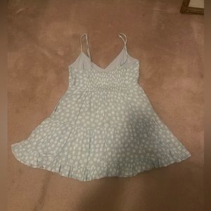 light blue sundress